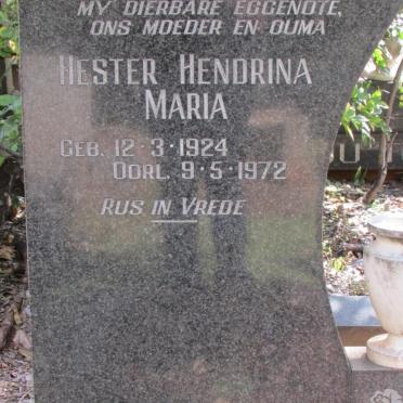 GERBER Hester Hendrina Maria 1924-1972