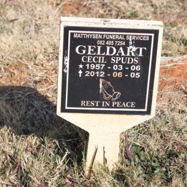 GELDART Cecil Spuds 1957-2012