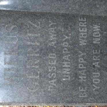 GERRITZ Wiekus -1974