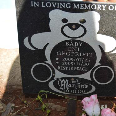 GEGPRIFTI Eni 2009-2009