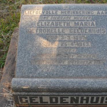 GELDENHUIS Elizabeth Maria Petronelle 1897-1953