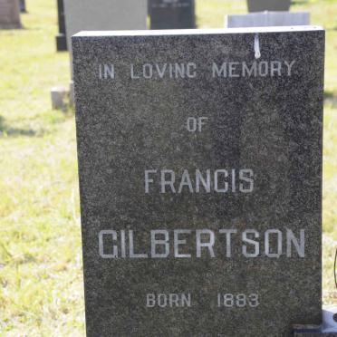 GILBERTSON Francis 1883-1980