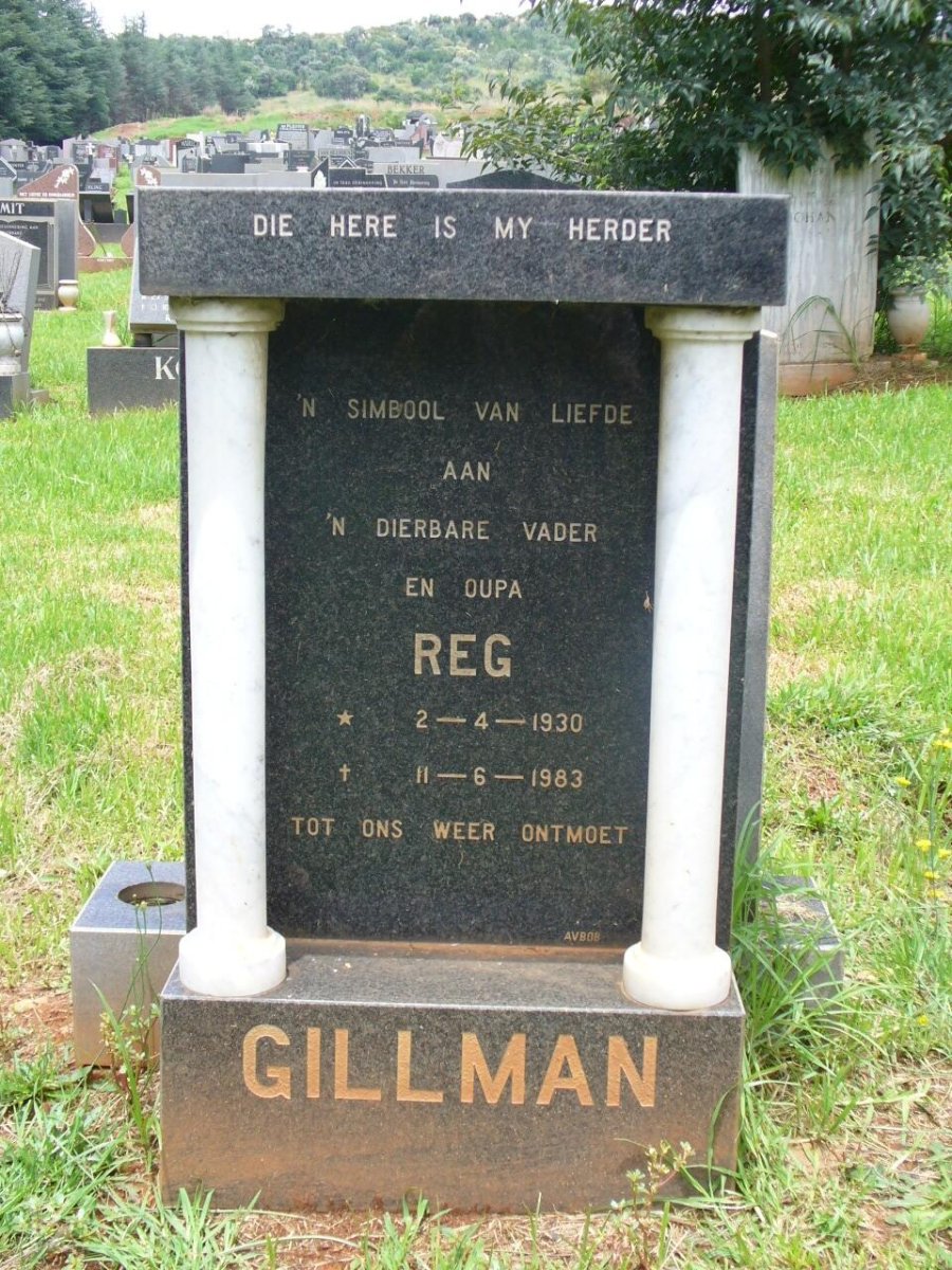GILLMAN Reg 1930-1983