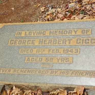 GIGG George Herbert -1943