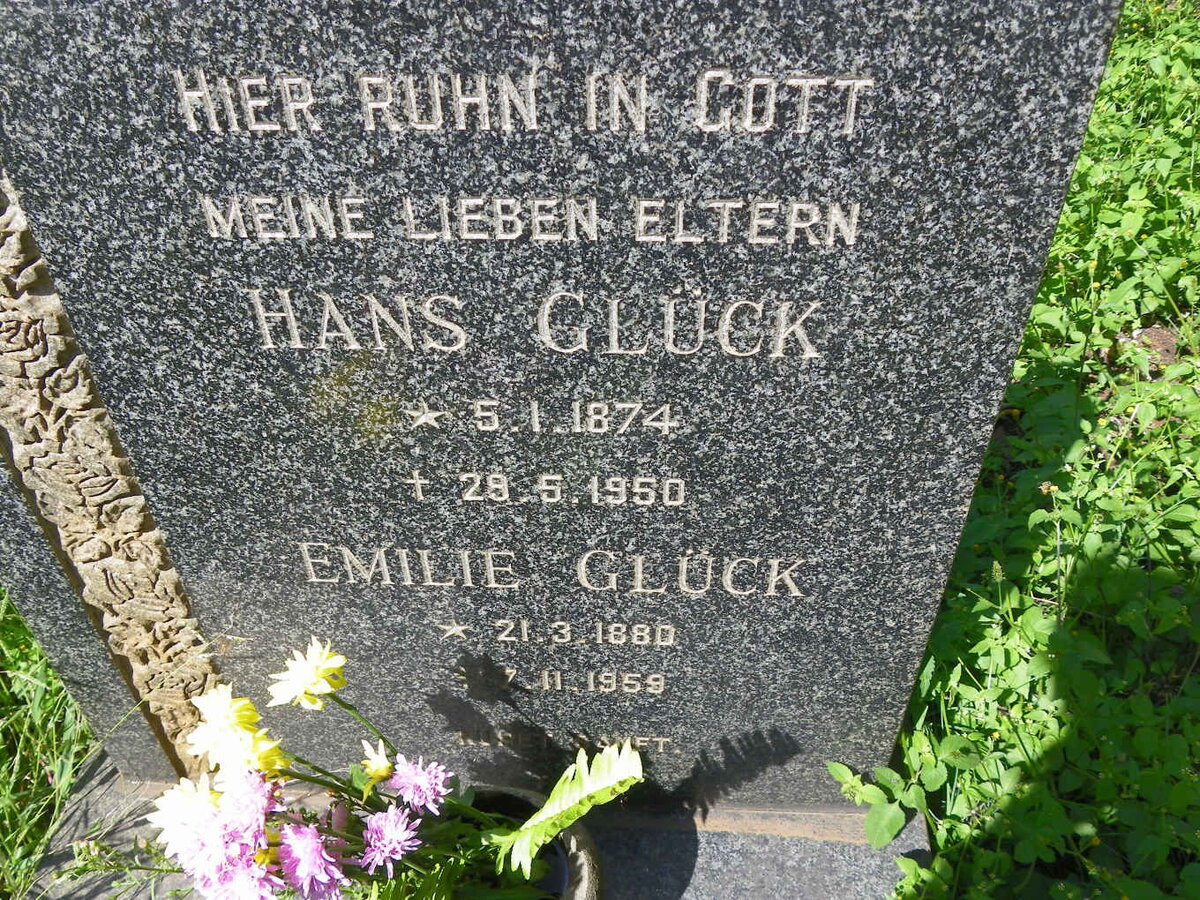 GLUCK Hans 1874-1950 &amp; Emilie 1880-1959