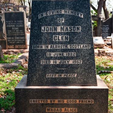 GLEN John Mason 1882-1952