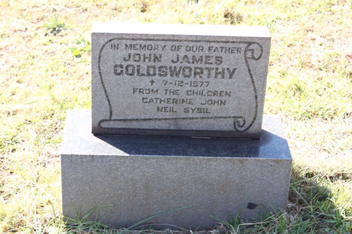 GOLDSWORTHY John James -1977