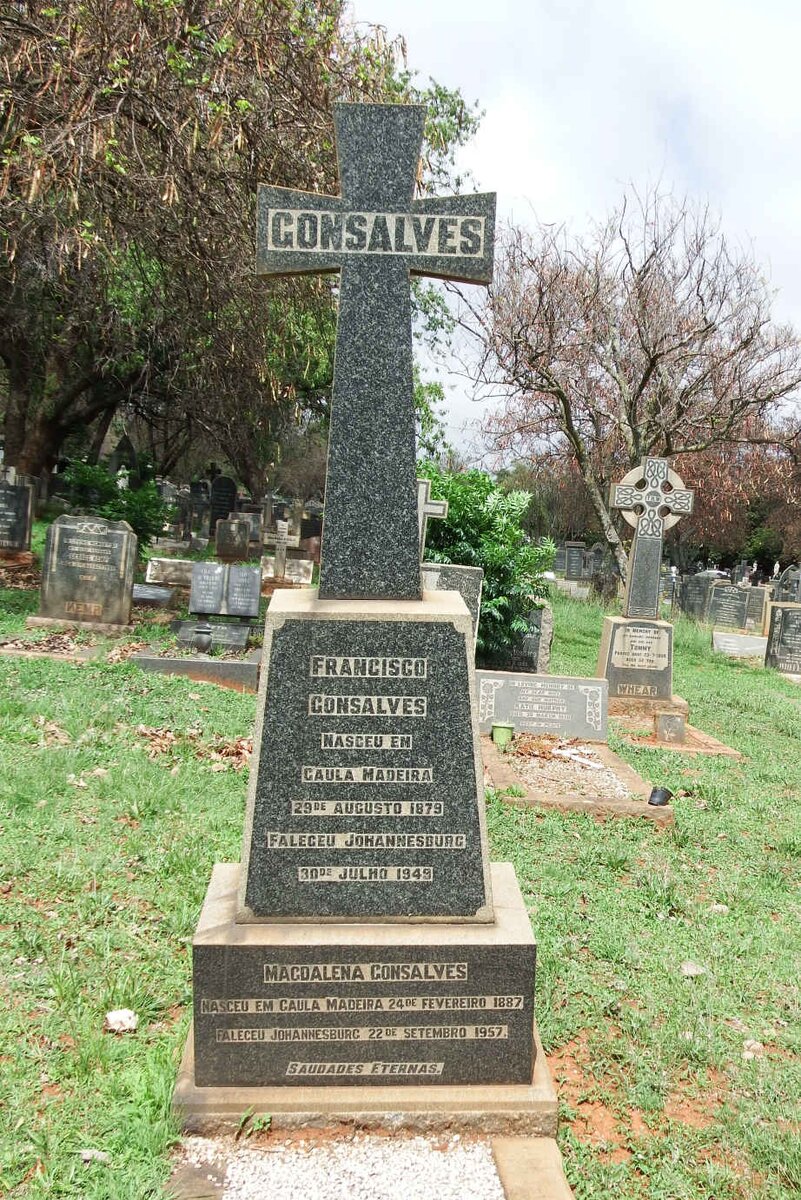 GONSALVES Francisco 1879-1949 &amp; Magdalena 1887-1957