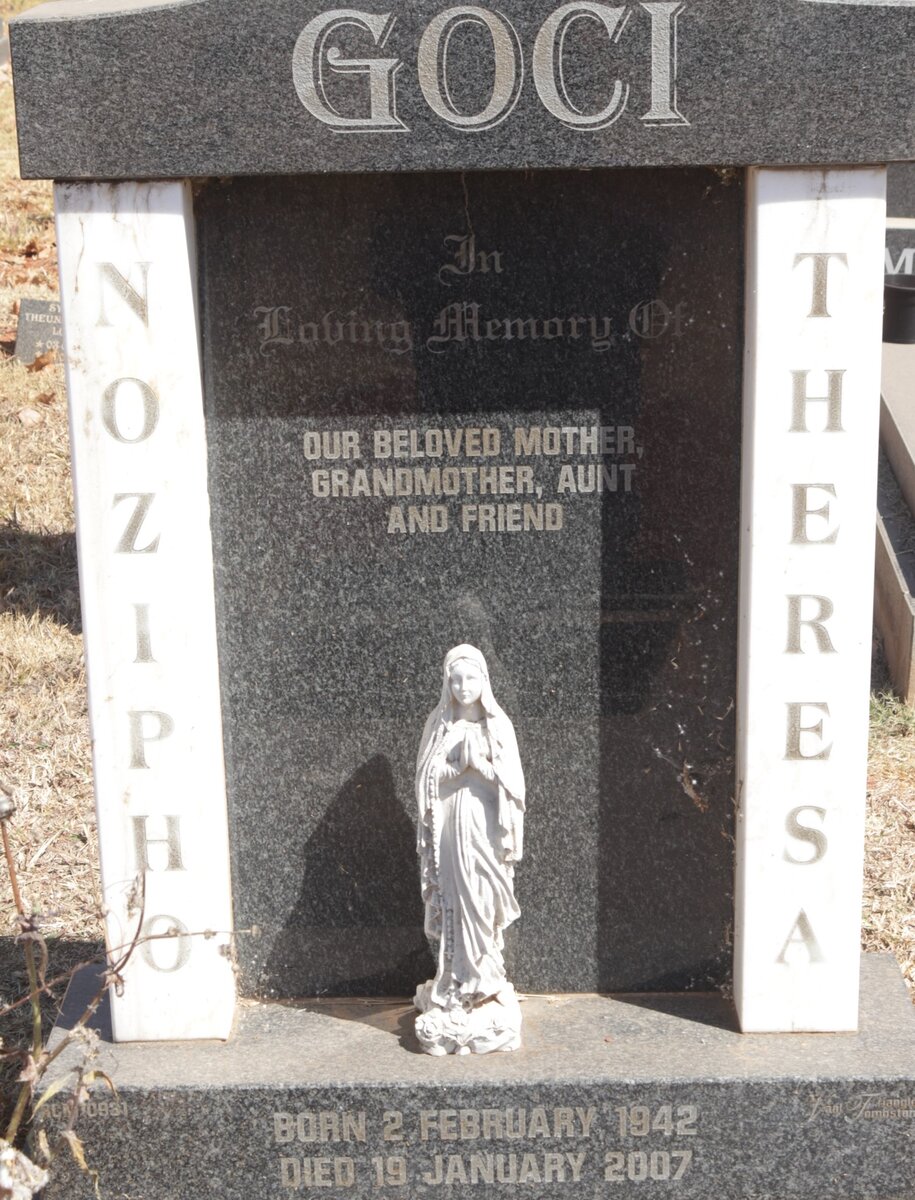 GOCI Nozipho Theresa 1942-2007