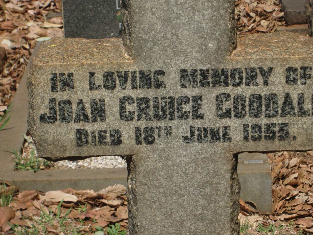 GOODALL Joan Cruice -1955