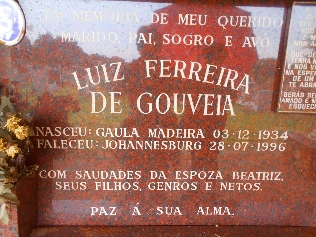 GOUVEIA Luiz Ferreira, de 1934-1996