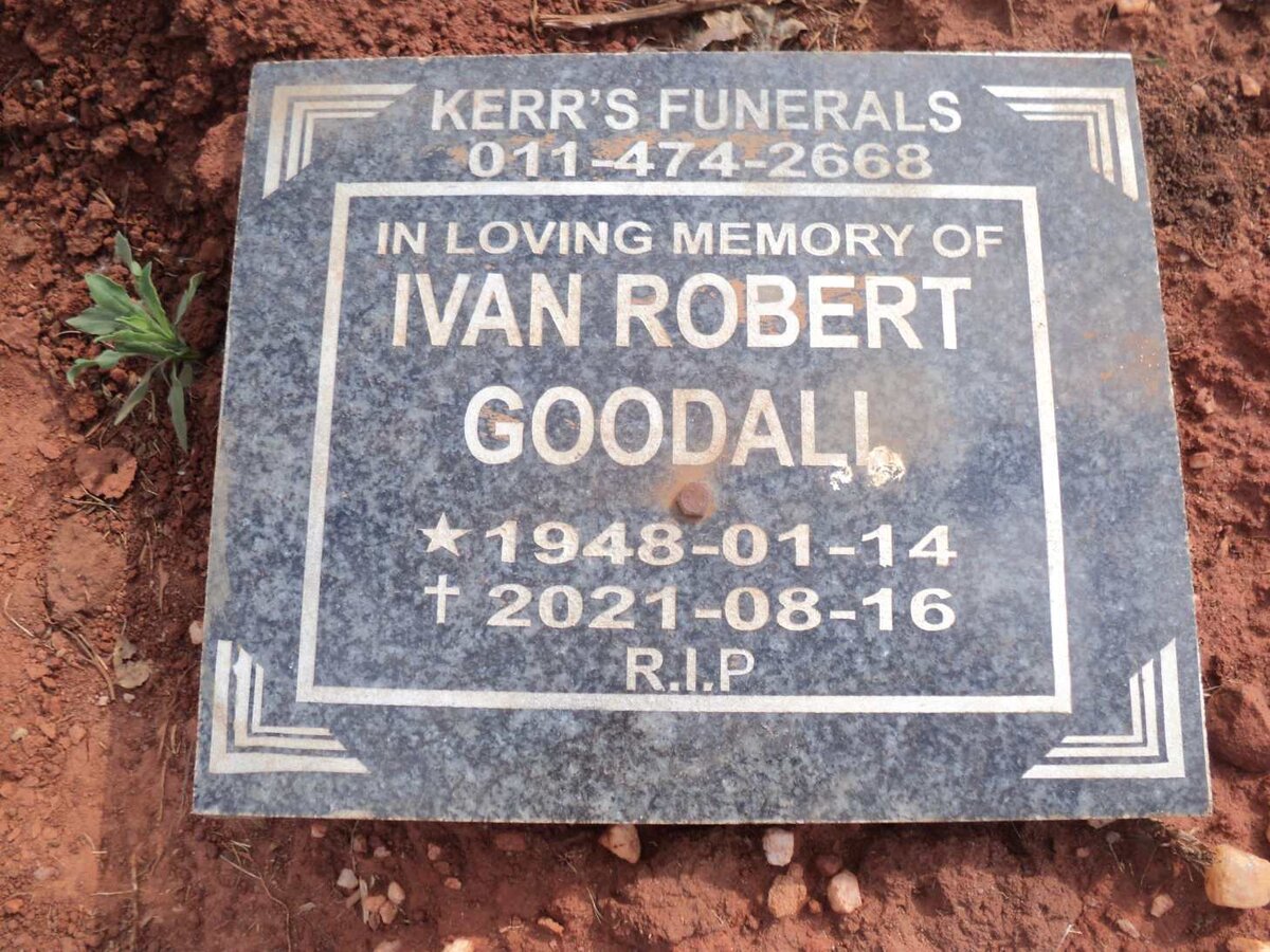 GOODALL Ivan Robert 1948-2021