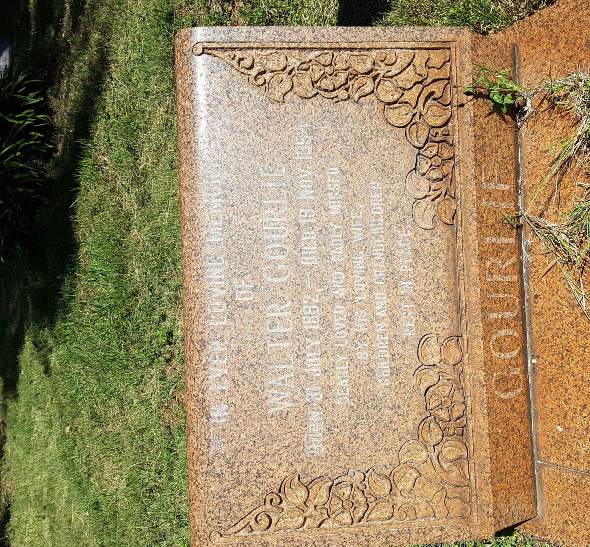 GOURLIE Walter 1882-1954