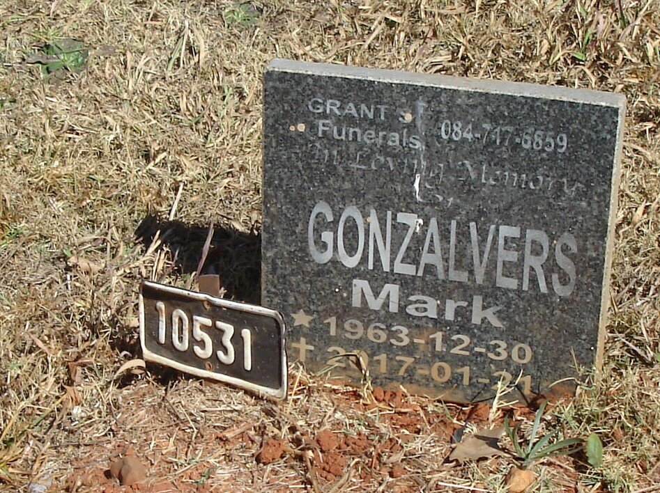 GONZALVERS Mark 1963-2017