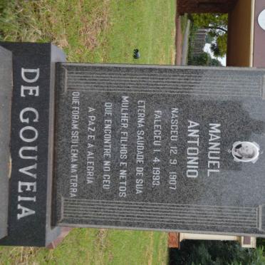 GOUVEIA Manuel Antonio, de 1907-1993