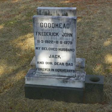 GOODHEAD Frederick John 1922-1979