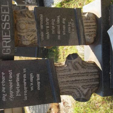 GRIESSEL Hendrik Jacobus 1922-1964