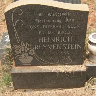 GREYVENSTEIN Heinrich 1956-1979