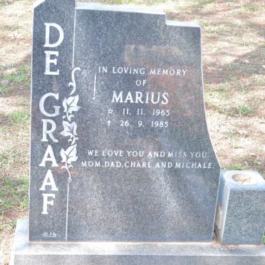 GRAAF Marius, de 1965-1985