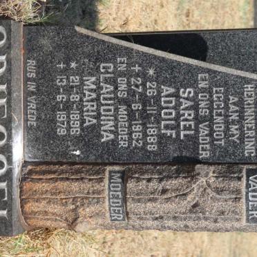 GRIESSEL Sarel Adolf 1888-1962 &amp; Claudina Maria 1896-1979