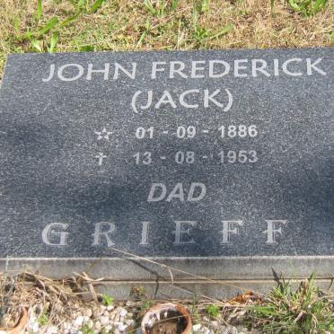 GRIEFF John Frederick 1886-1953