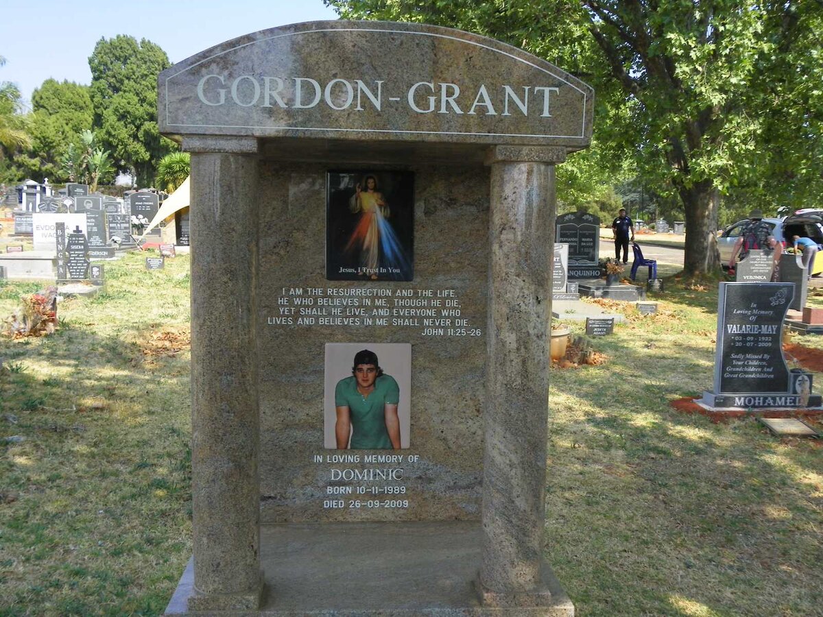 GRANT Dominic, GORDON 1989-2009