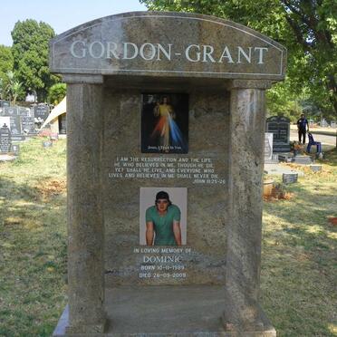 GRANT Dominic, GORDON 1989-2009