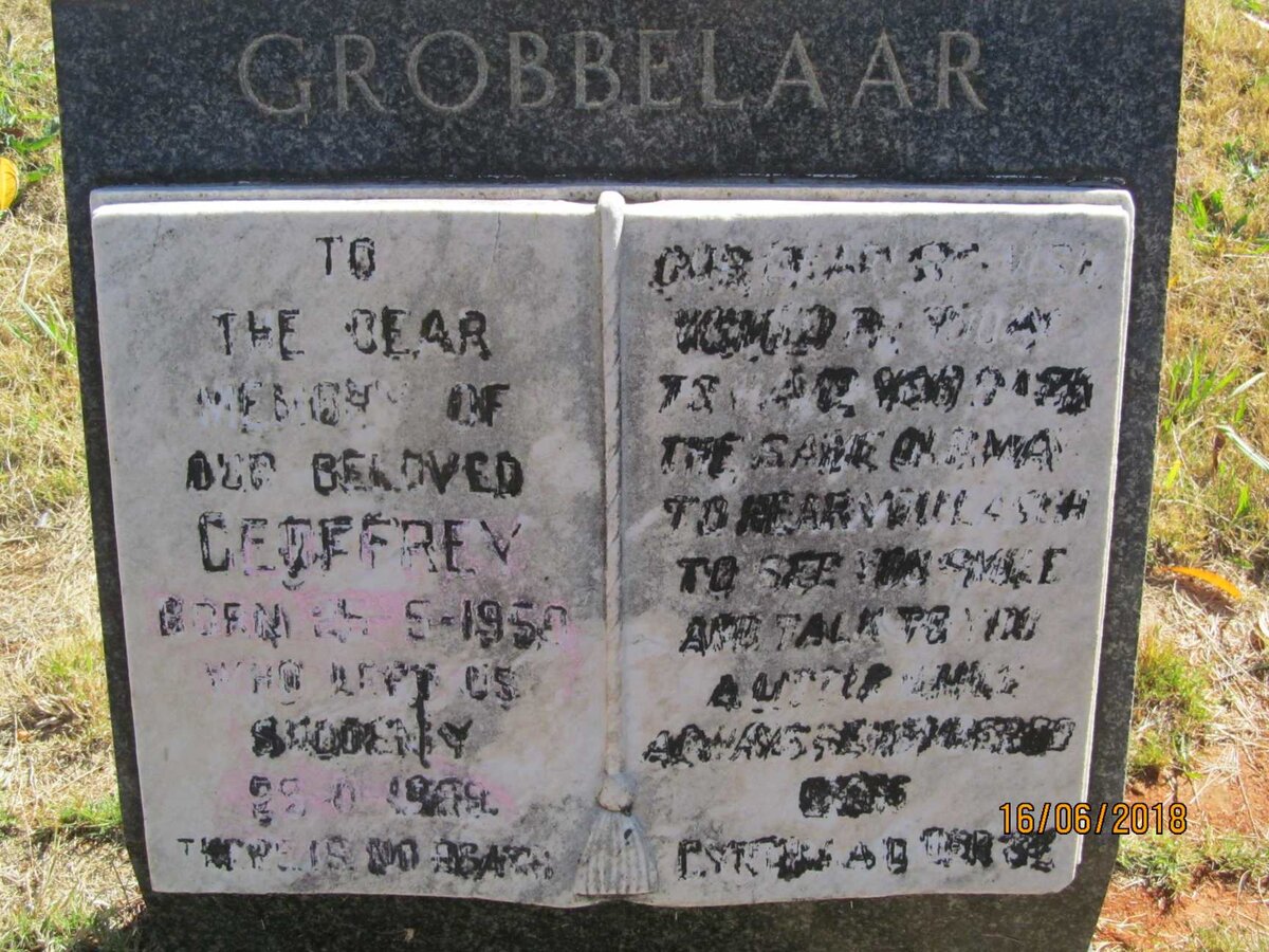 GROBBELAAR Geoffrey 1950-