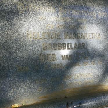 GROBBELAAR Heletjie Margaretha nee VAN ZYL 1899-1959