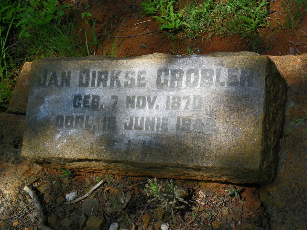 GROBLER Jan Dirkse 1870-1942