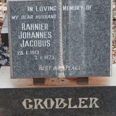 GROBLER Rahnier Johannes Jacobus 1913-1973