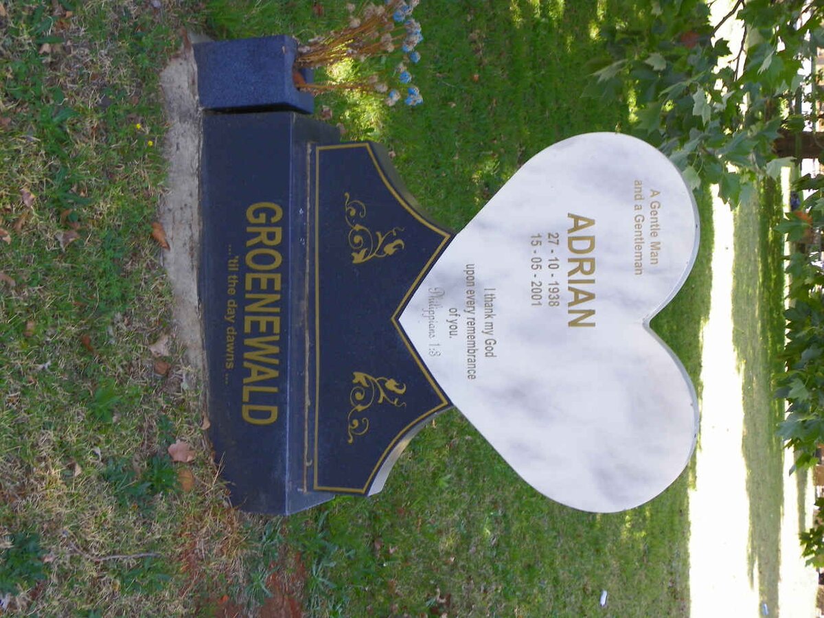 GROENEWALD Adrian 1938-2001