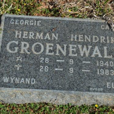 GROENEWALD Wynand Jacobus 1914-1954 :: GROENEWALD Herman Hendrik 1940-1983