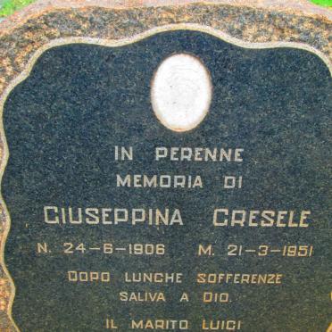 GRESELE Giuseppina 1906-1951