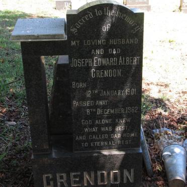 GRENDON Joseph Edward Albert 1901-1962