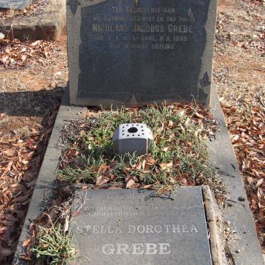 GREBE Nicolaas Jacobus 1905-1959 &amp; Stella Dorothea 1913-2001