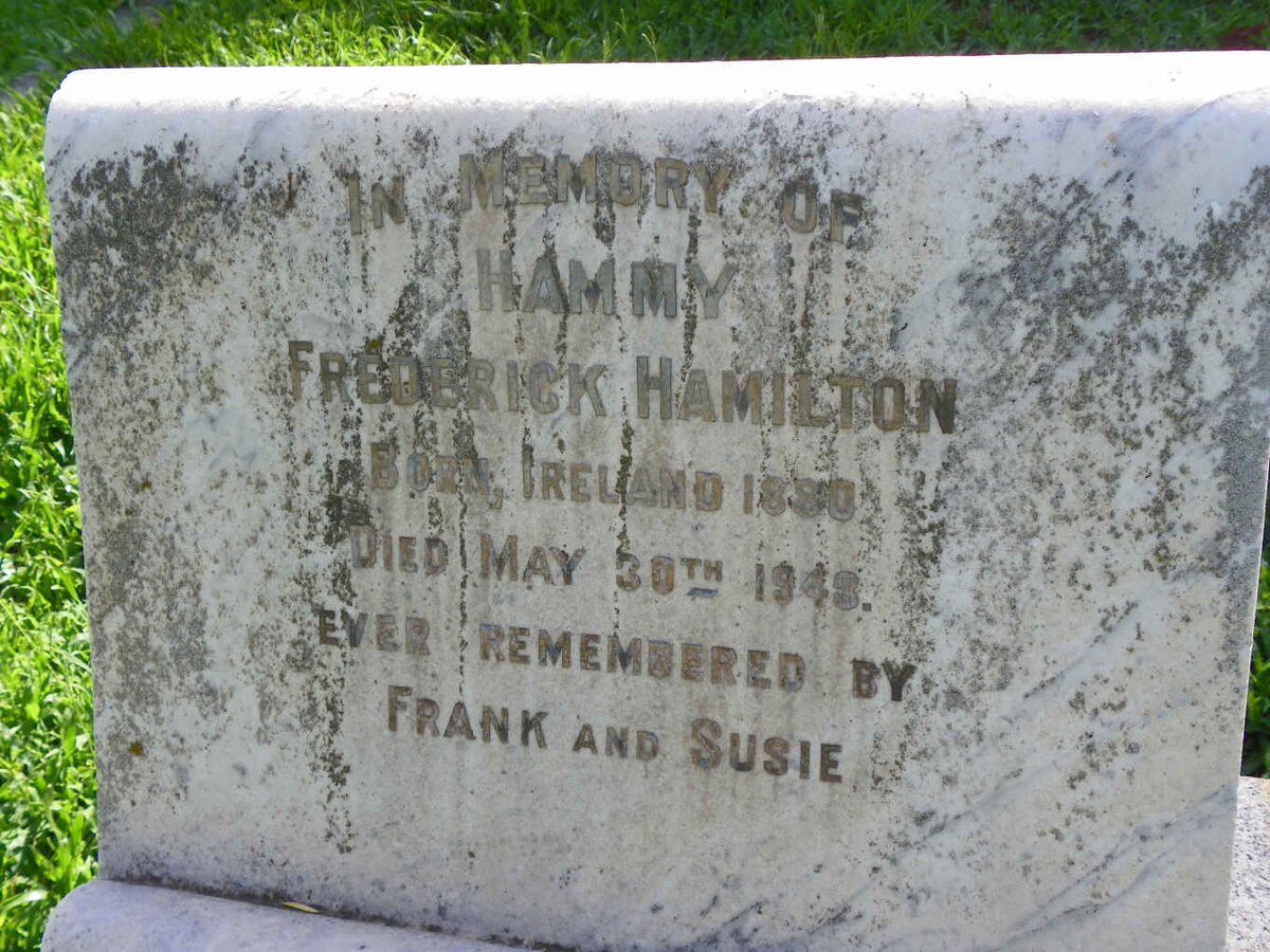 HAMILTON Frederick 1880-1943