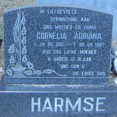 HARMSE Cornelia Adriana 1915-1987