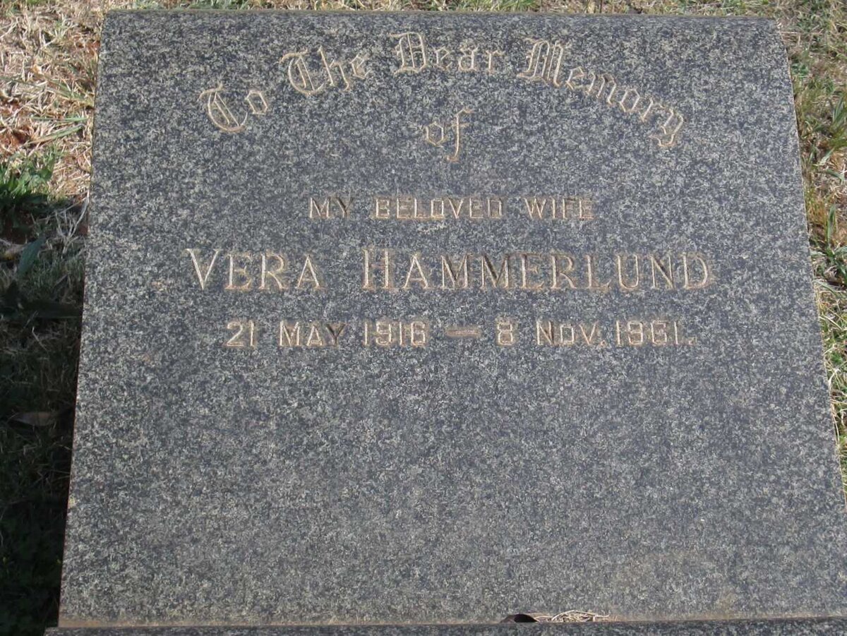 HAMMERLUND Vera 1916-1961