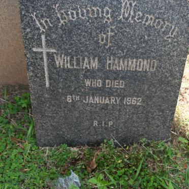 HAMMOND William -1962