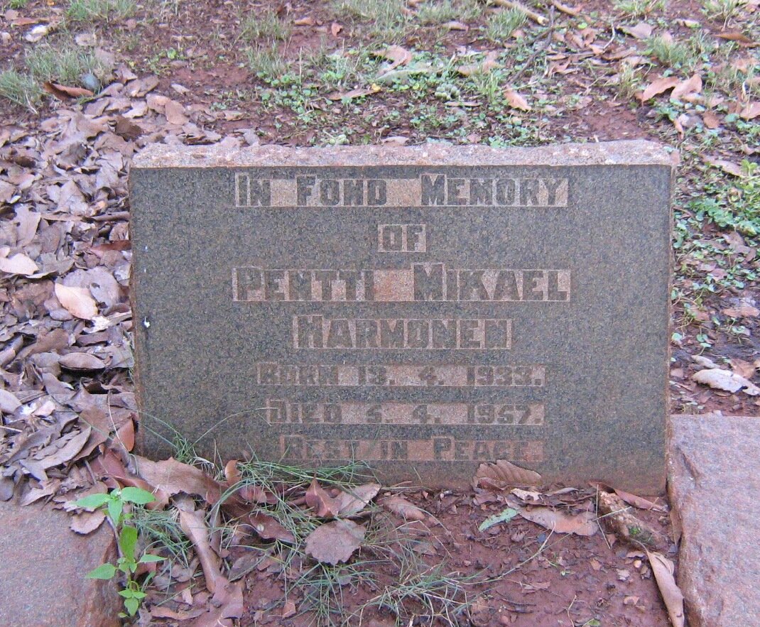 HARMONEN Pentti Mikael 1933-1957