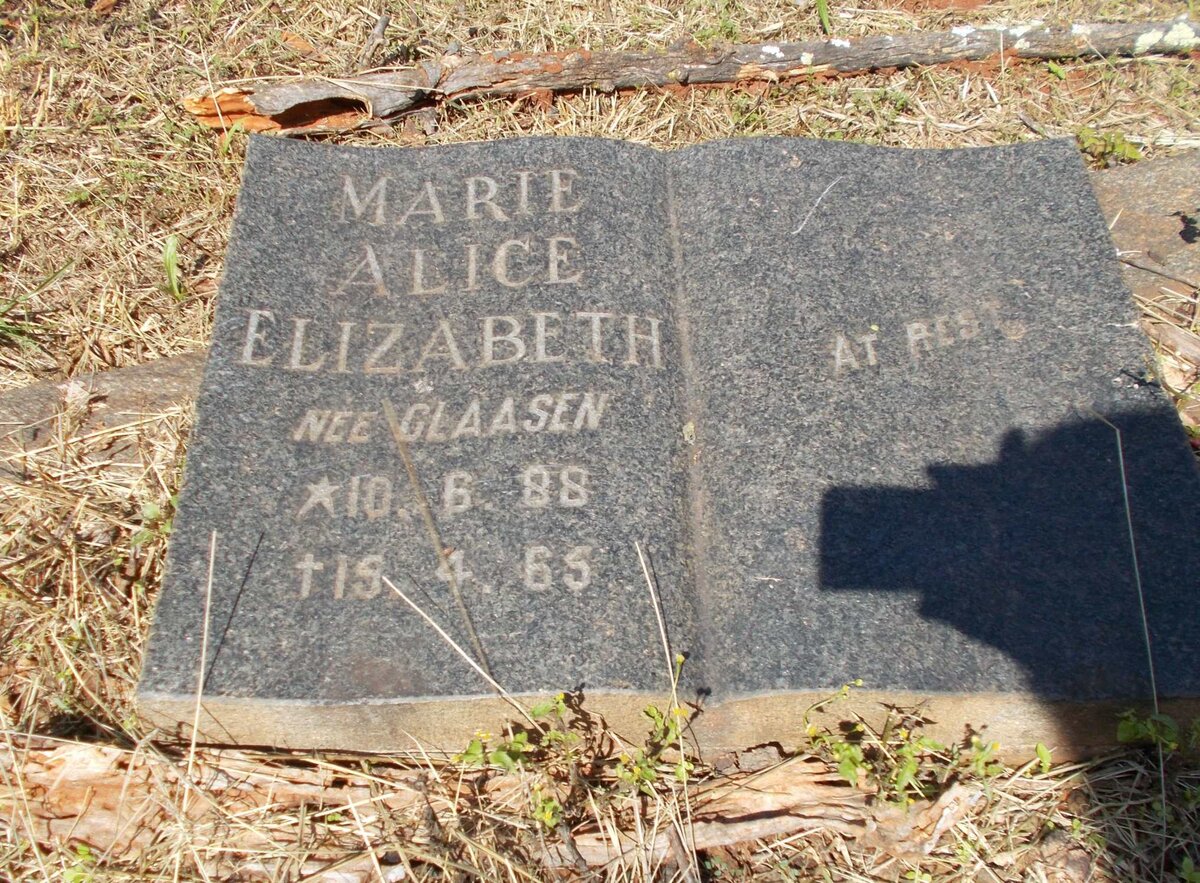 HANSEN Marie Alice Elizabeth nee CLAASEN 1888-1965