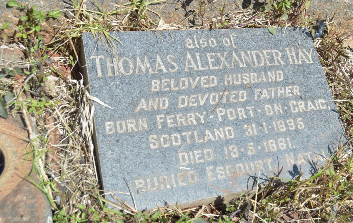 HAY Thomas Alexander 1895-1981