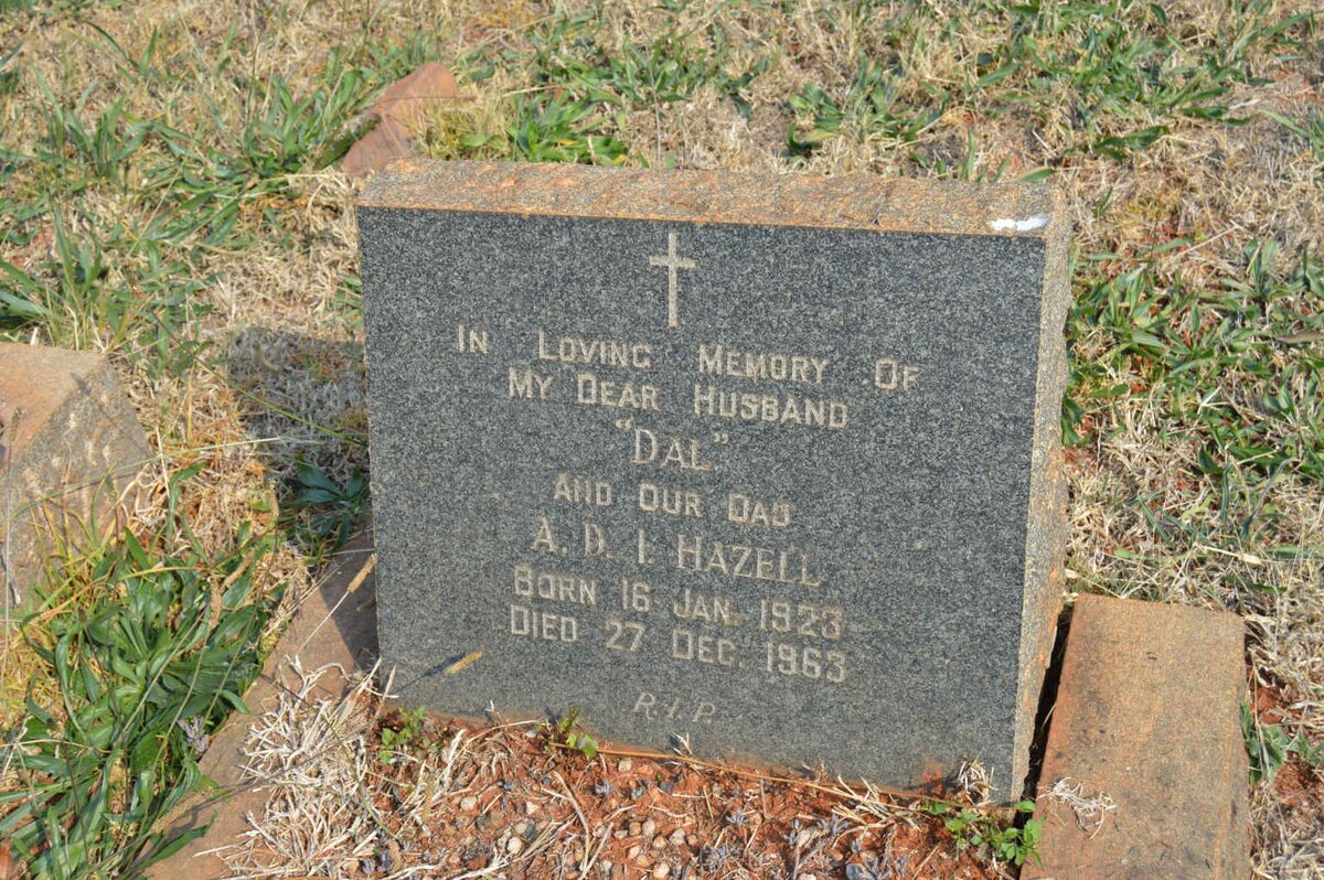 HAZELL A.D.I. 1923-1963