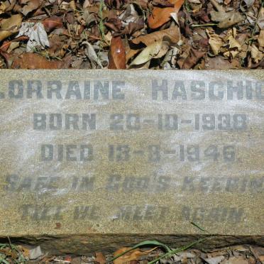 HASCHICK Lorraine 1938-1945
