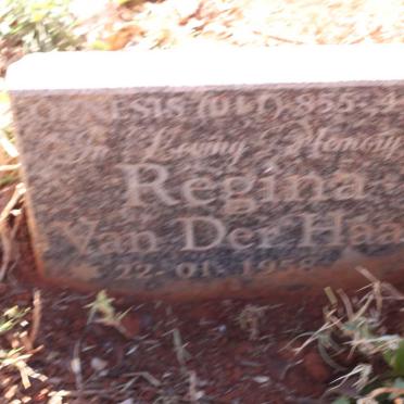 HAA? Regina, van der 1958-?