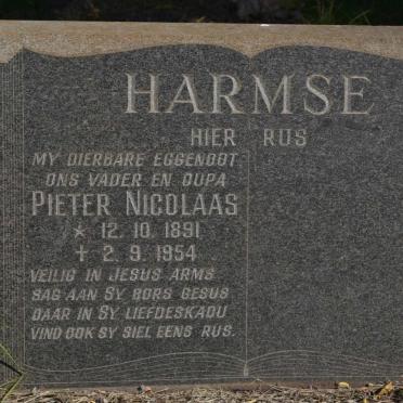 HARMSE Pieter Nicolaas 1891-1954