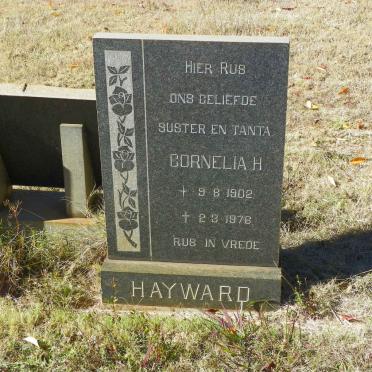 HAYWARD Cornelia H. 1902-1976