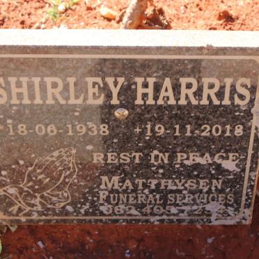 HARRIS Shirley 1938-2018