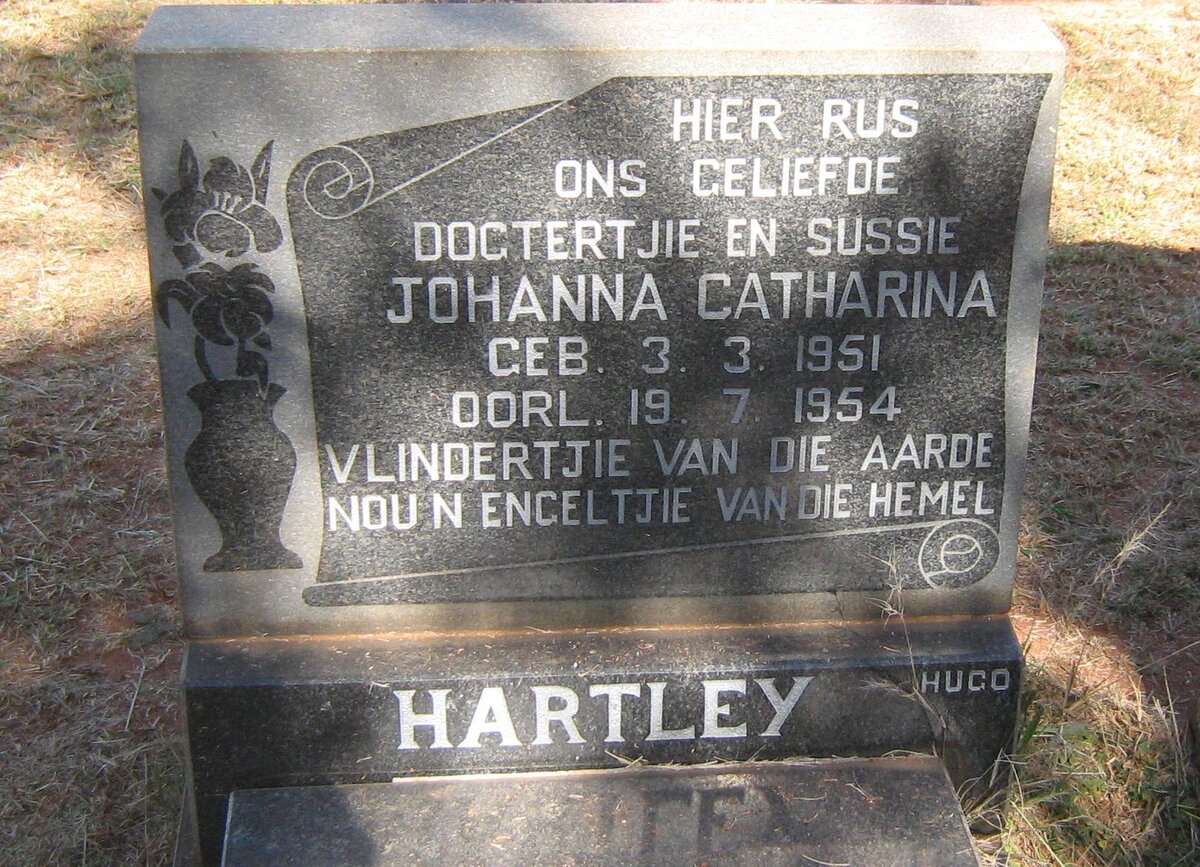 HARTLEY Johanna Catharina 1951-1954
